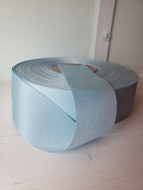 Light Blue 1.5" Wide Grosgrain Ribbon Roll, 50 Yrds